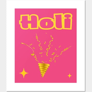 Indian Festivals -  Holi Posters and Art